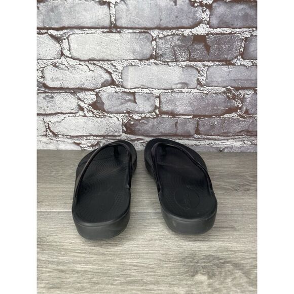 OOFOS OOlala Purple Metallic Recovery Flip Flop Sandals Women’s Sz 7.5M US/38EU - Picture 5 of 16